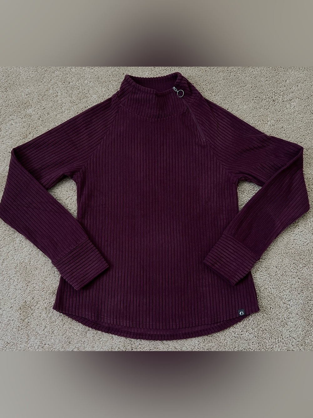 NWT The American Outdoorsman for Women Size Small Mock Neck Quarter Zip Jacket